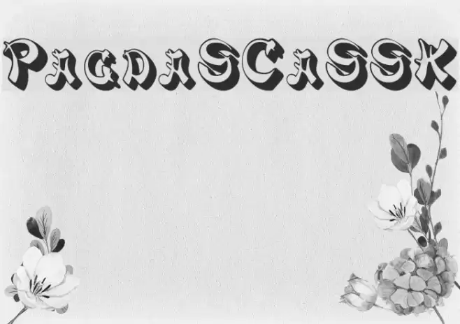 PagodaSCapsSSK خط examples