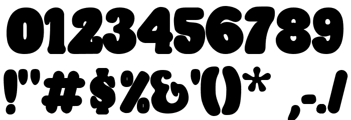 Pagolla Regular Font OTHER CHARS