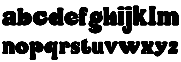 Pagolla Regular Font LOWERCASE