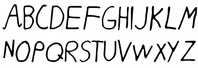 Pahan Puuskahdus Font UPPERCASE