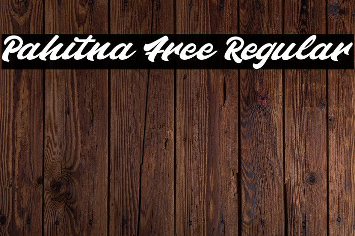 Pahitna Free Regular Example 2