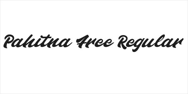 Pahitna Free Regular Logo