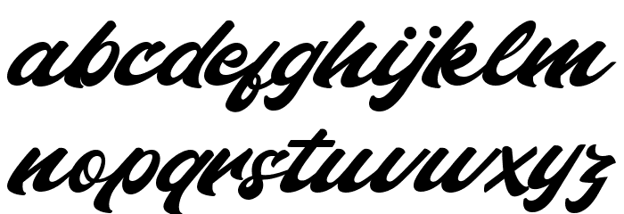 Pahitna Free Regular Font LOWERCASE