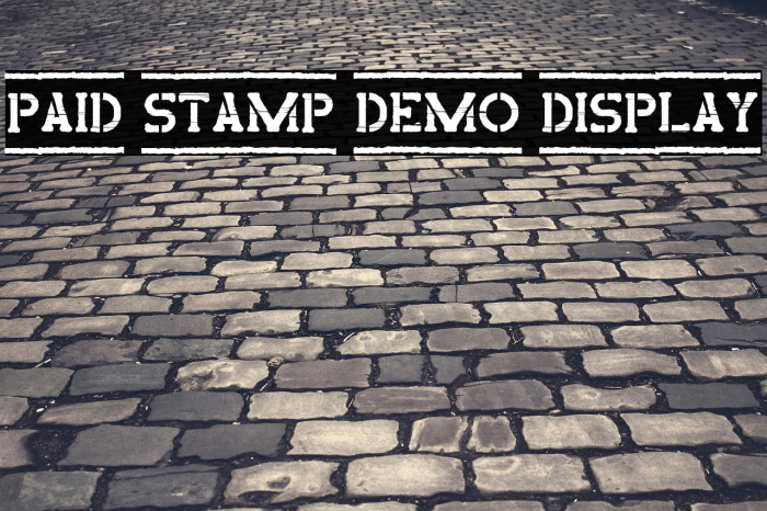 Paid Stamp Demo Display Example 2