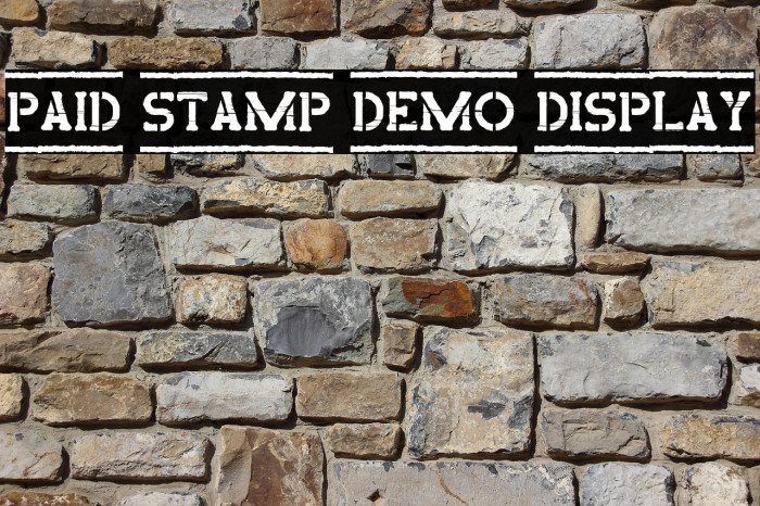 Paid Stamp Demo Display Example 3