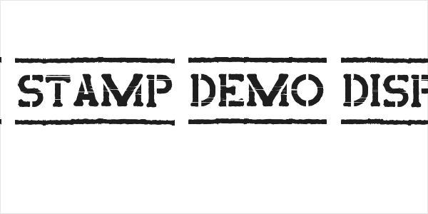 Paid Stamp Demo Display Logo