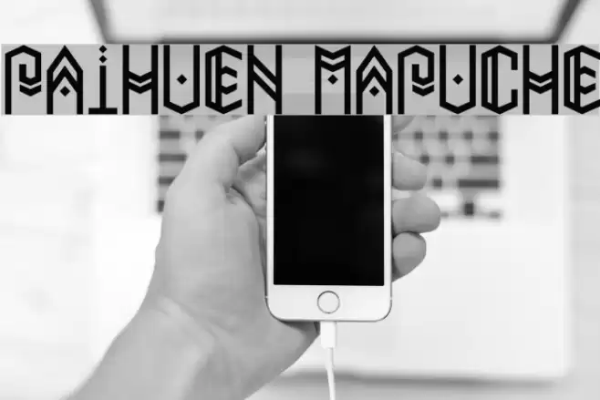 Paihuen Mapuche Font examples