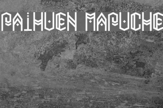 Paihuen Mapuche Font examples