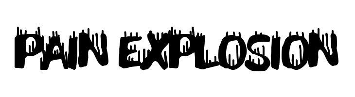 Pain Explosion Font