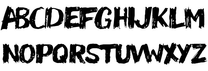 Pain Shop Font LOWERCASE