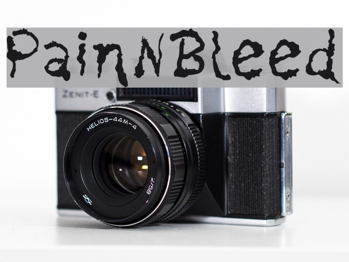 PainNBleed Font examples