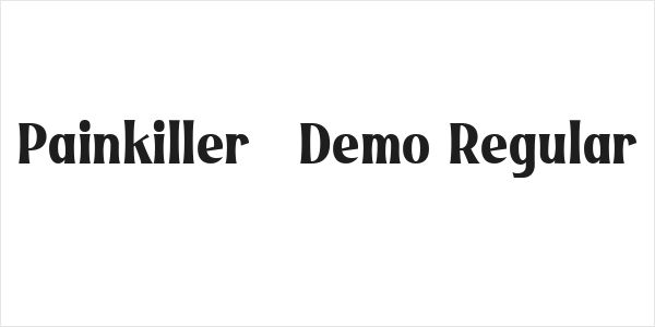 Painkiller - Demo Regular Logo