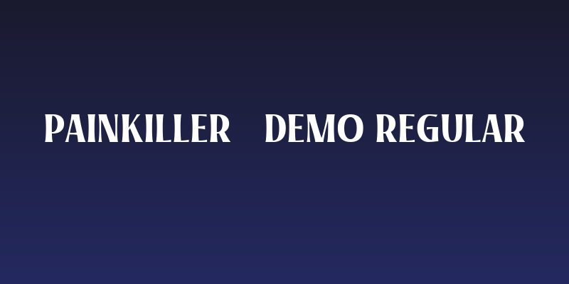 Painkiller - Demo Regular Social Header