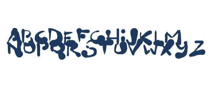 Paint Blobs Lowercase