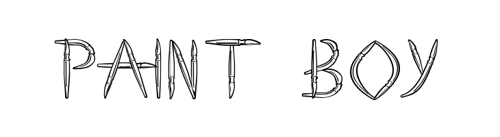 Paint Boy  Frei Schriftart Herunterladen