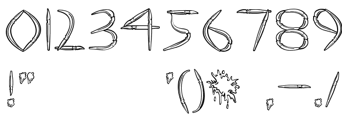 Paint Boy Font OTHER CHARS