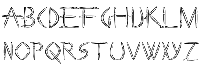 Paint Boy Font LOWERCASE