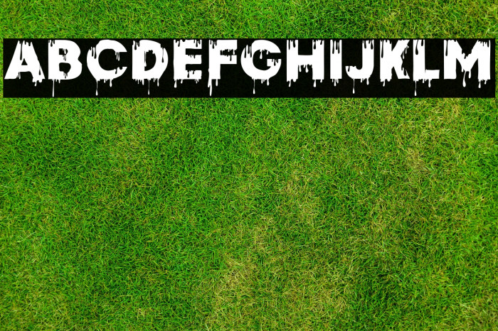 Paint Drops Regular Font examples