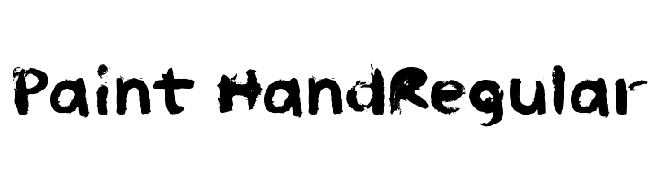 Paint HandRegular  नि: शुल्क फ़ॉन्ट्स डाउनलोड