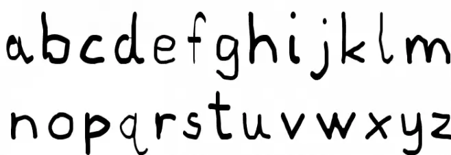 Paint Letters [Greek Extended Light] Schriftart Kleinbuchstaben
