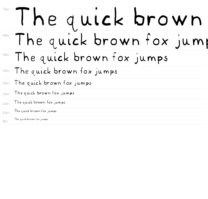 Paint Letters [Light] Waterfall