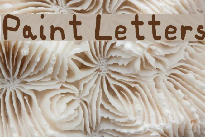 Paint Letters Example 2
