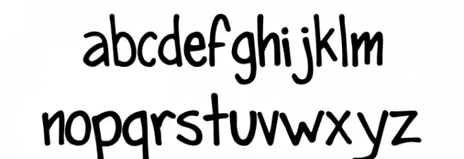 Paint Marker Demo 字体 小写