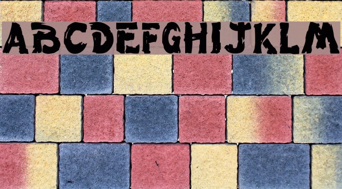 Paint Normal Font examples