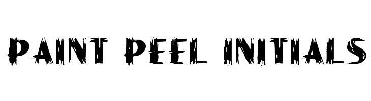 Paint Peel Initials 