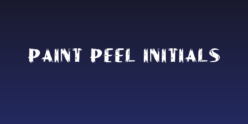 Paint Peel Initials Social Header