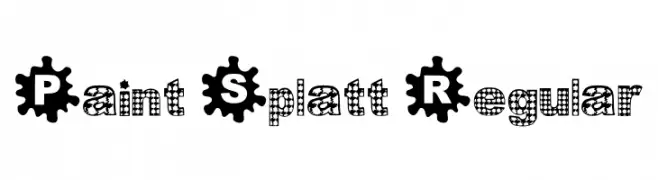 Paint Splatt Regular Скачать бесплатные шрифты