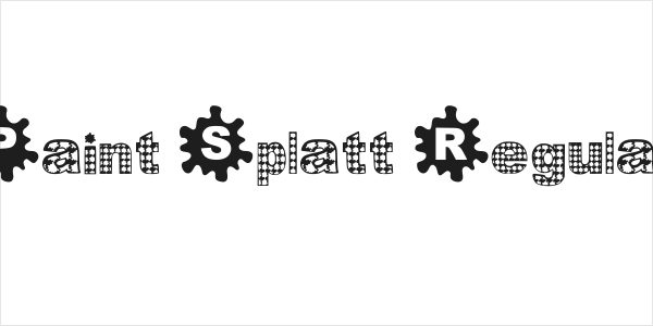 Paint Splatt Regular Logo
