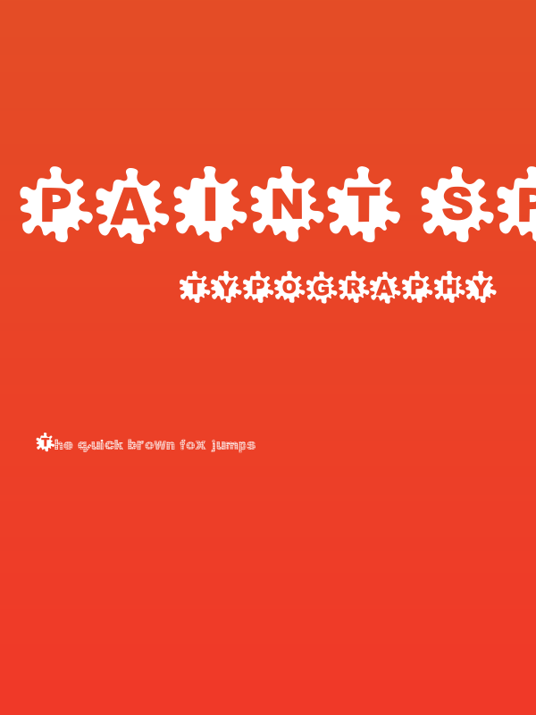 Paint Splatt Regular Poster