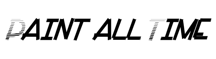 Paint all Time  Free Fonts Download