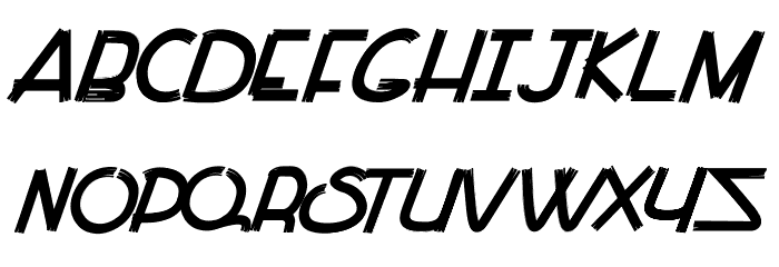 Paint all Time Font LOWERCASE