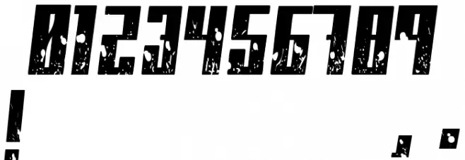 Paint it black Italic Font OTHER CHARS