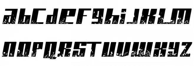 Paint it black Italic 字体 大写