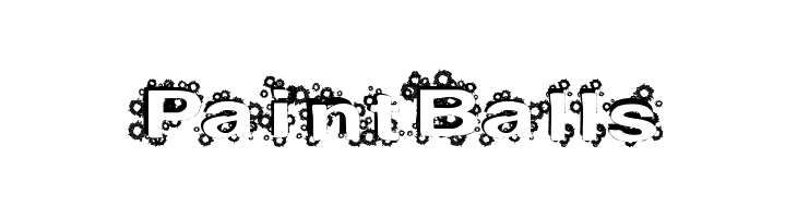 PaintBalls  Descarca Fonturi Gratis