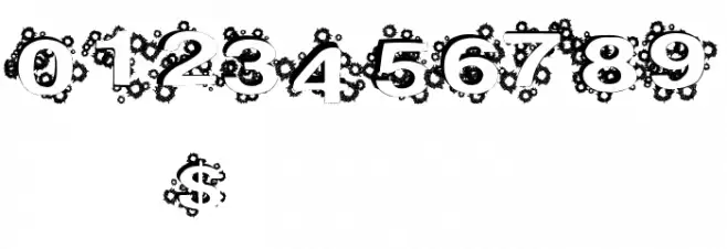 PaintBalls Font OTHER CHARS