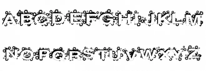 PaintBalls Font Litere mari