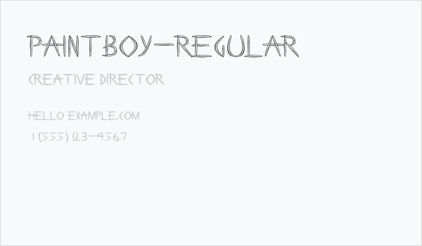 PaintBoy-Regular Business Card