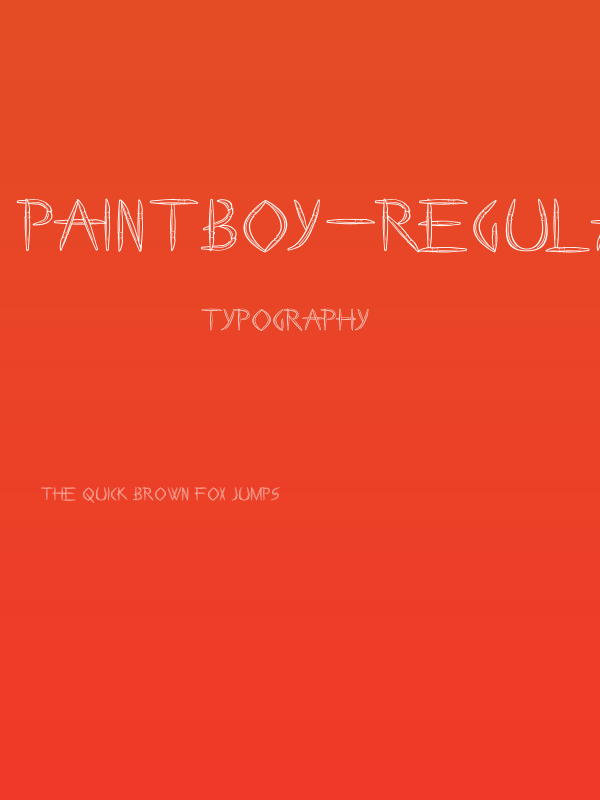 PaintBoy-Regular Poster