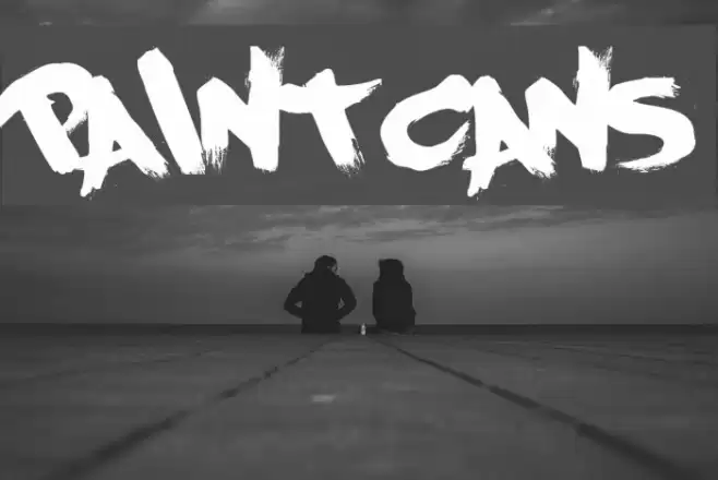 PaintCans Font examples