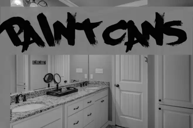 PaintCans Font examples