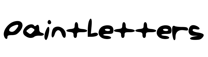PaintLetters  font caratteri gratis