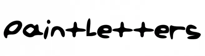 PaintLetters  Скачать бесплатные шрифты