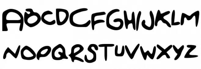 PaintLetters 字体 大写