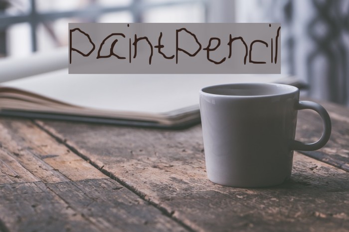 PaintPencil Font examples