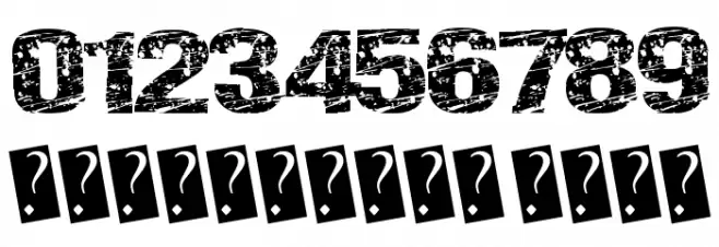 PaintScratch Font OTHER CHARS