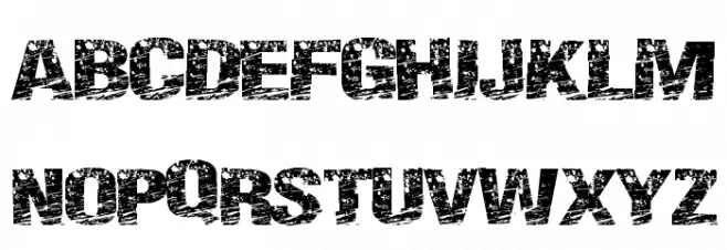 PaintScratch Schriftart Groß
